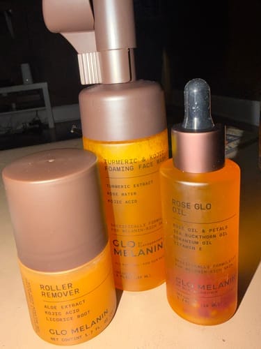 Customer photo review of Turmeric and Kojic Foaming Face Wash