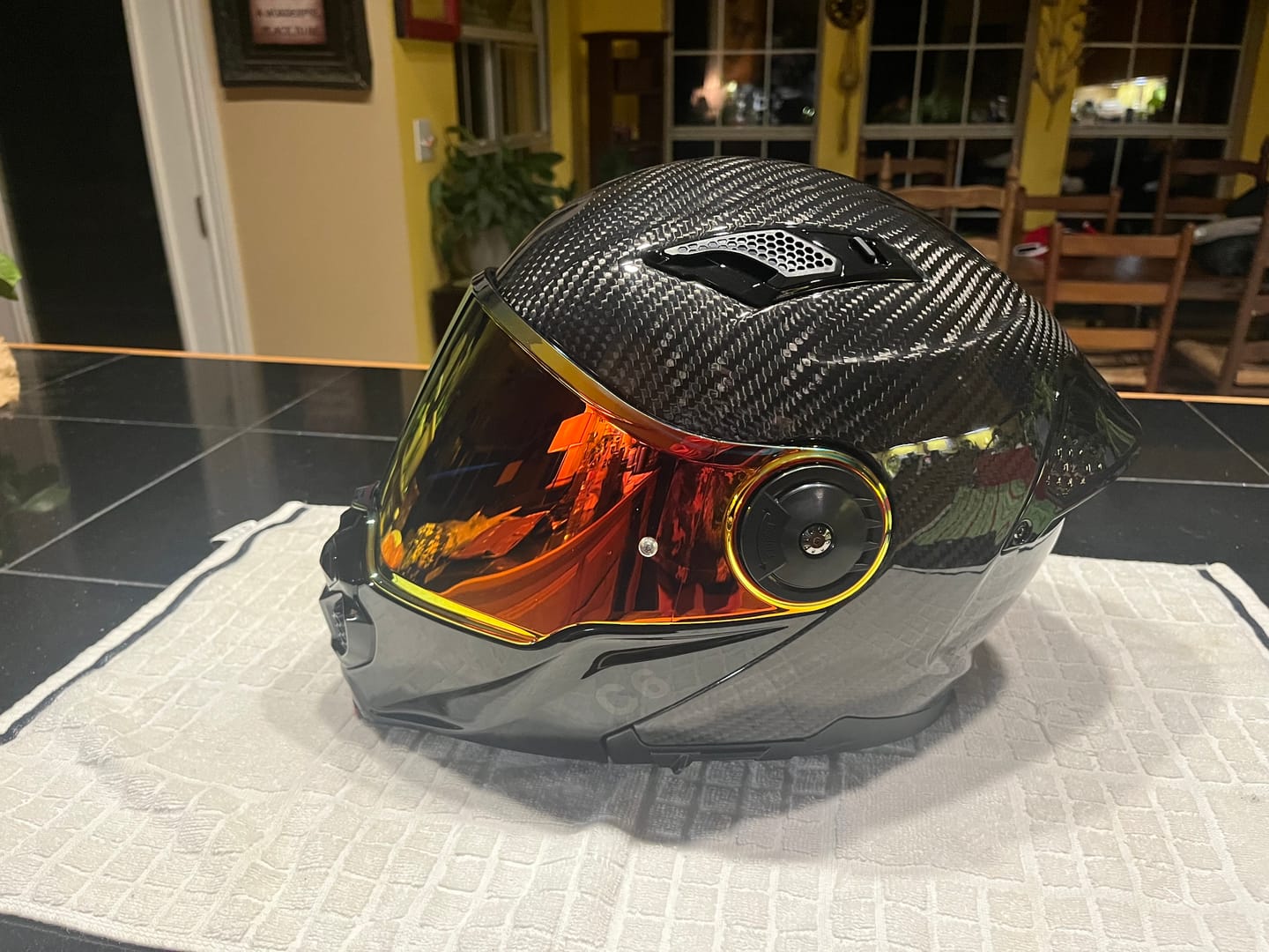 Customer photo review of D.O.T. & ECE Daytona C6- Grey Carbon Fiber