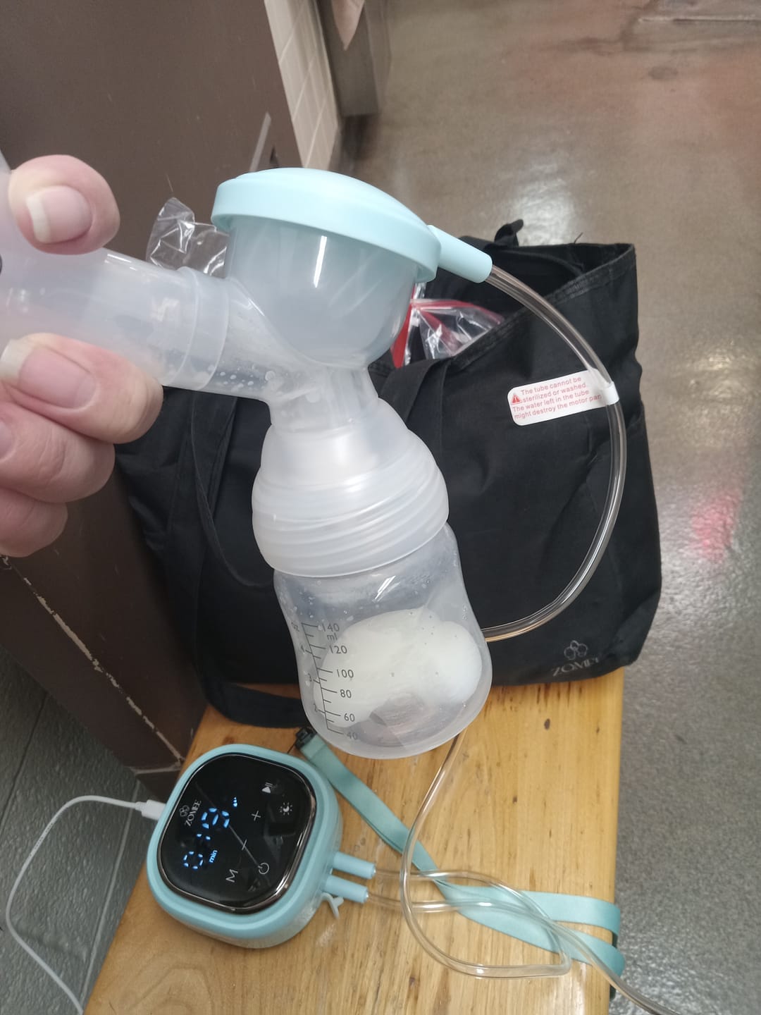 Customer photo review of Zomee Z2 Breast Shield Kit