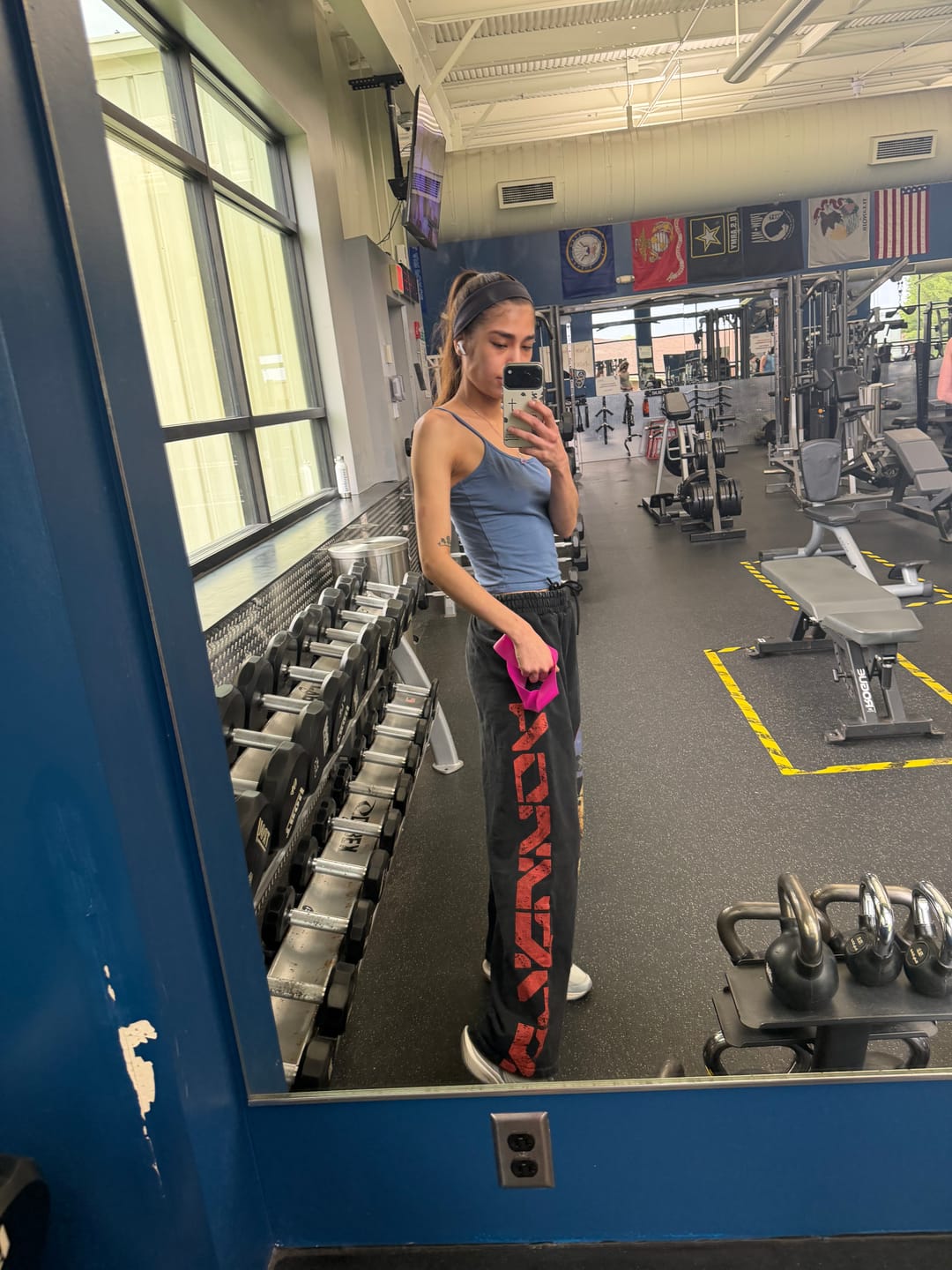 Customer photo review of 2128 - AOT©  x YLA Baggy Joggers