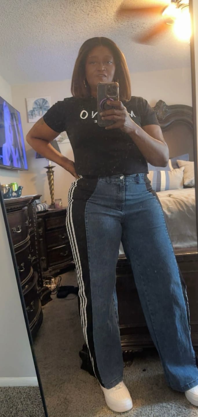 Customer photo review of Blue Spice Gyrl Jeans - Limited Edition