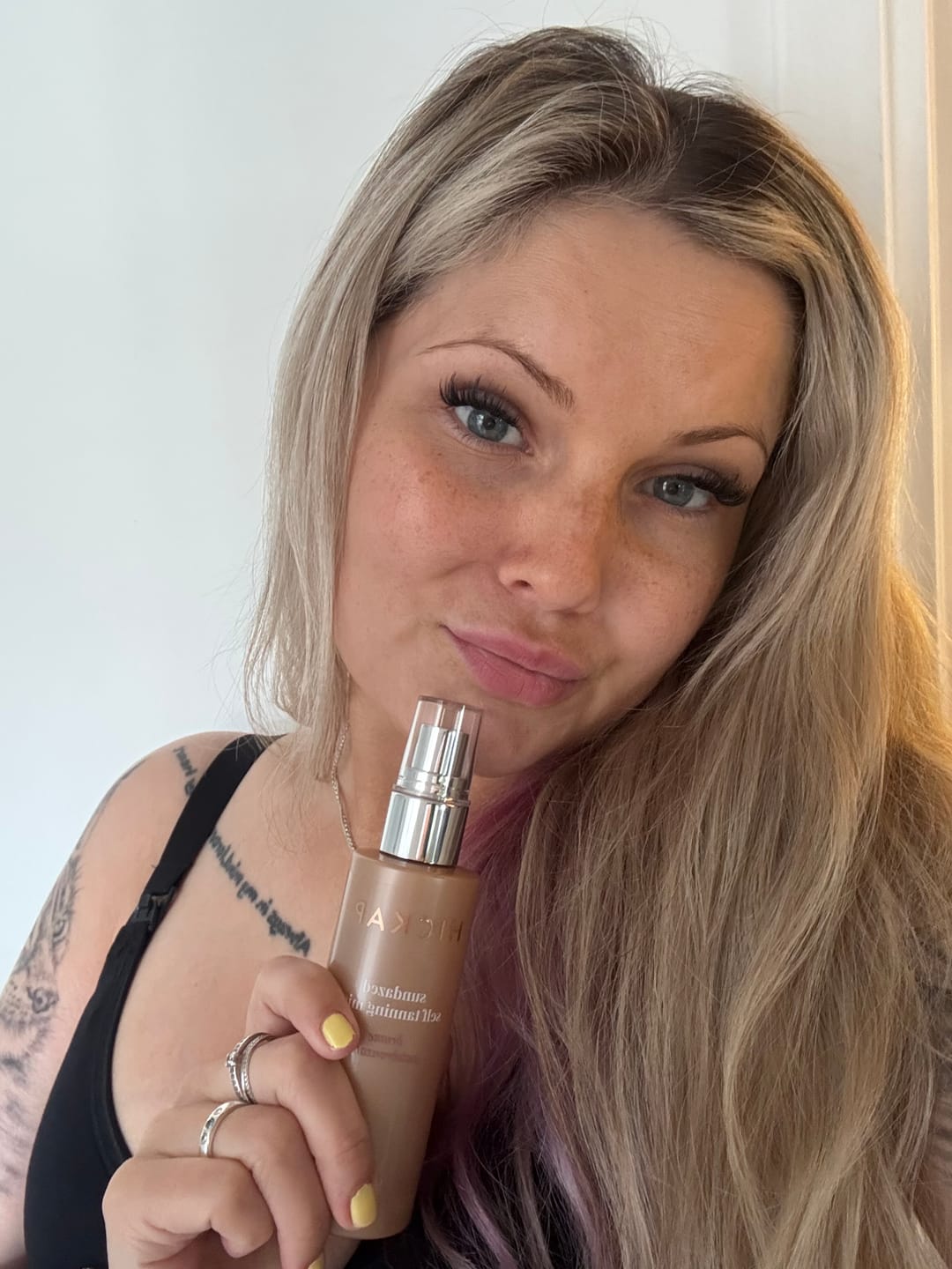 Customer photo review of Sundazed Self Tanning Mist