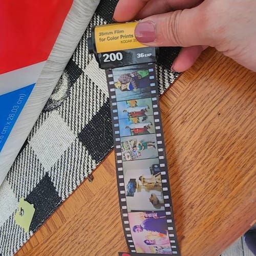 Customer photo review of Custom Drive Safe Film Roll Keychain For Your Love