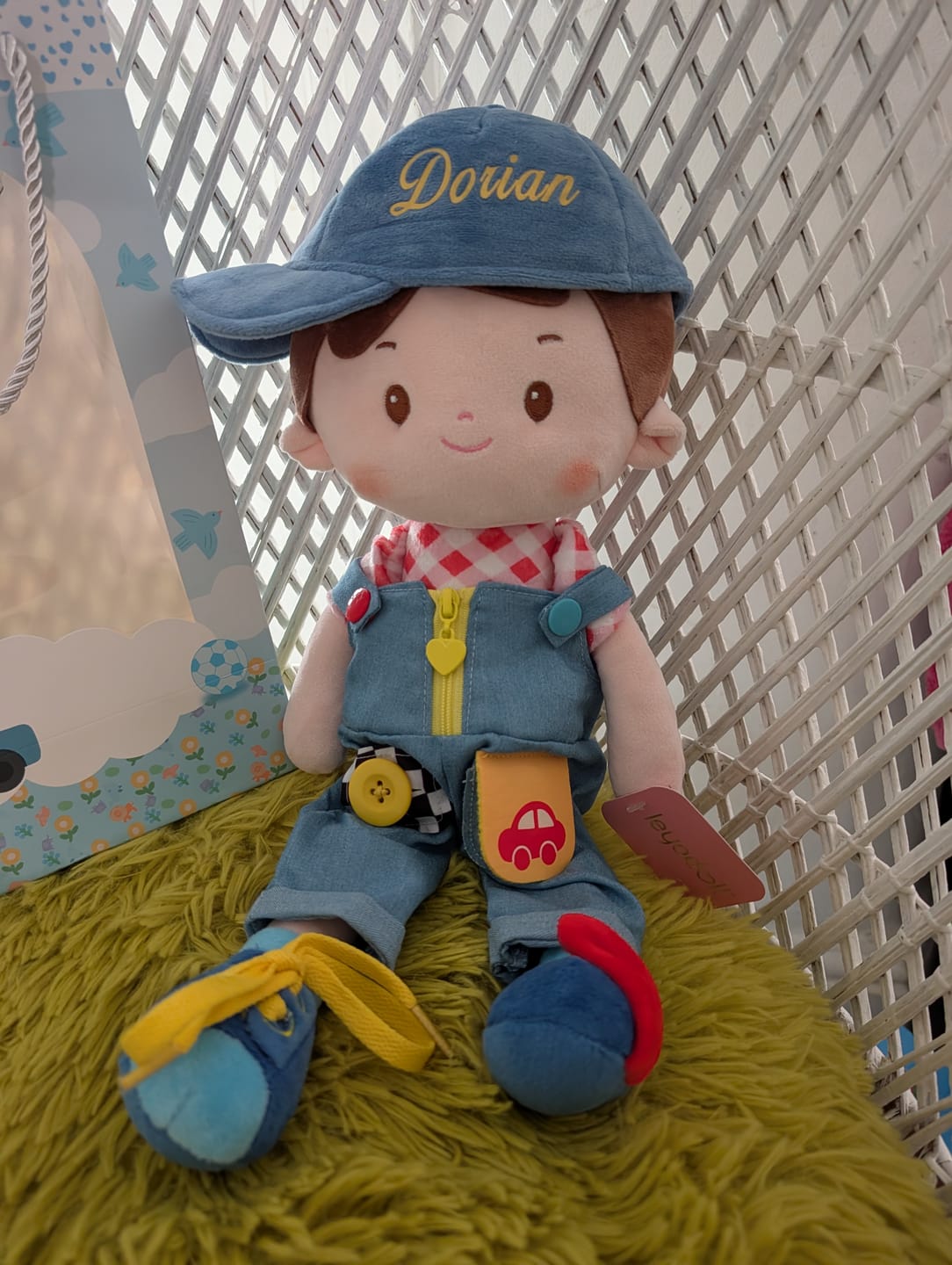 Customer photo review of Personalized Crayon Charles - Montessori Doll
