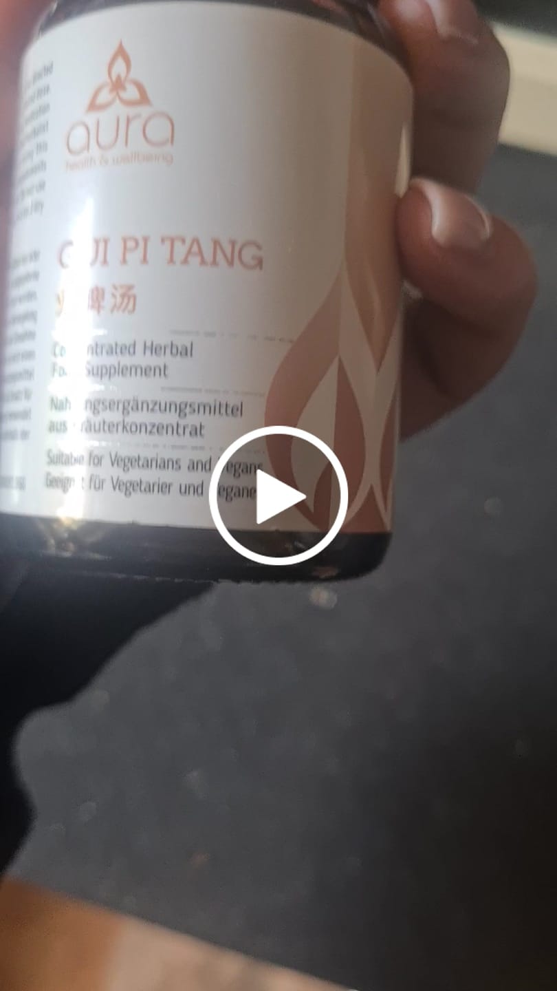 Customer video review of Gui Pi Tang (Restore the Spleen Decoction) - 60 tablets