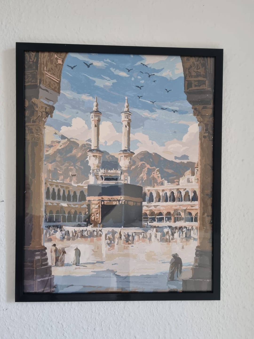 Customer photo review of Malen nach Zahlen - Zur Kaaba
