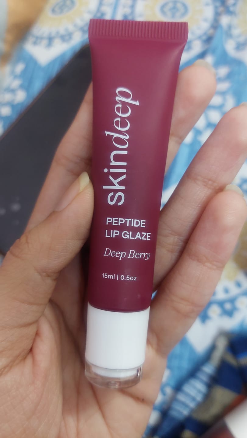 Customer photo review of » Peptide Lip Glaze (100% off)