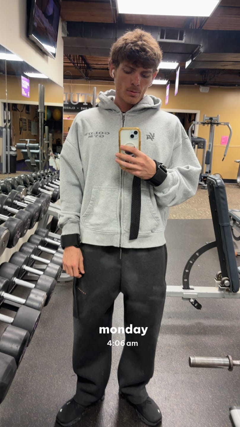 Customer photo review of 5162 - Golds Gym Throwback Zip-ups