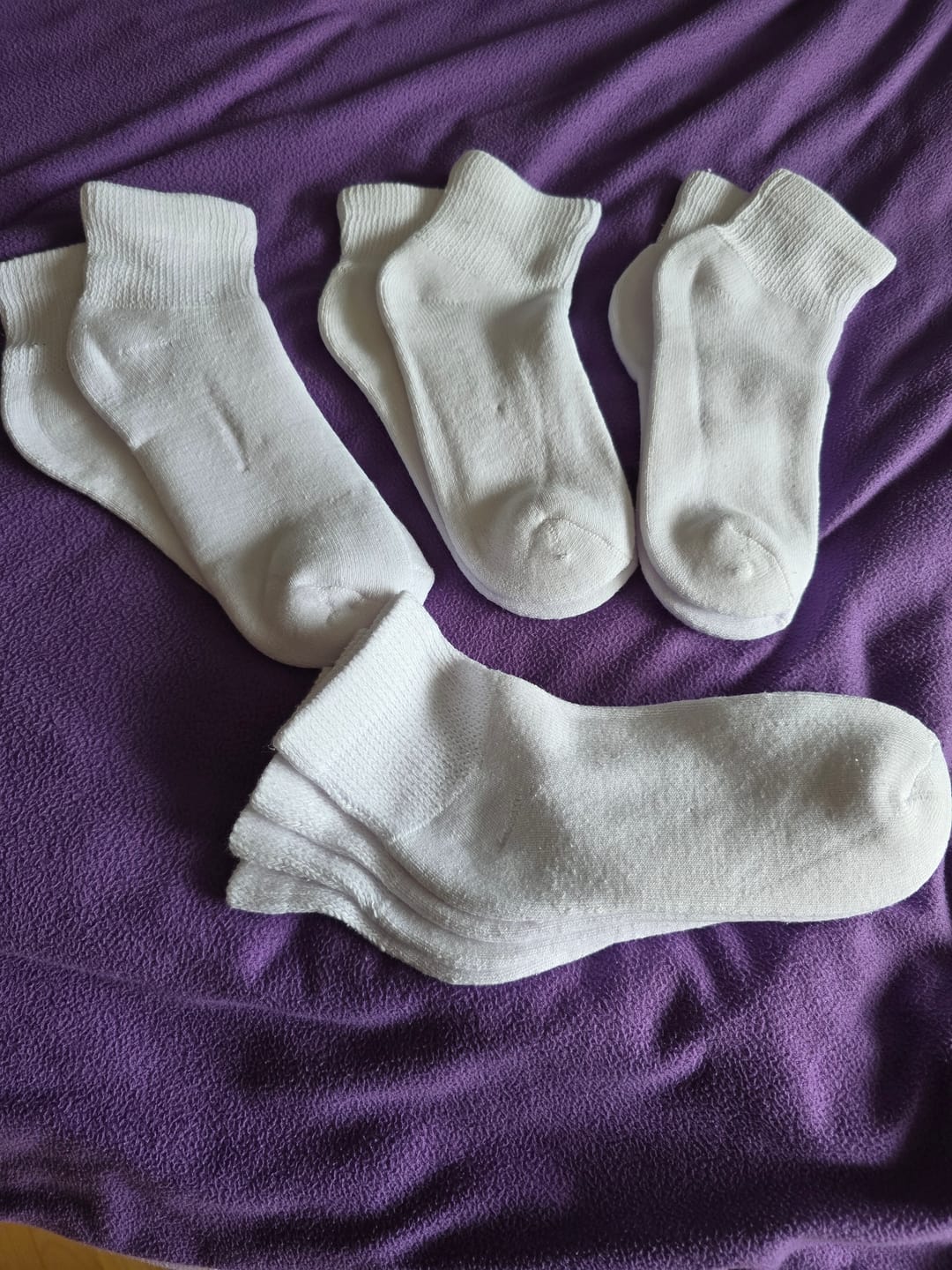 Customer photo review of Für Diabetiker entwickelte Kurzschaft Socken schwarz oder weiß