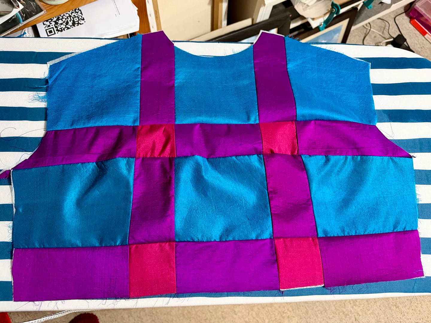 Customer photo review of Pure Silk Scarves Bargain Bundle (20 scarves)