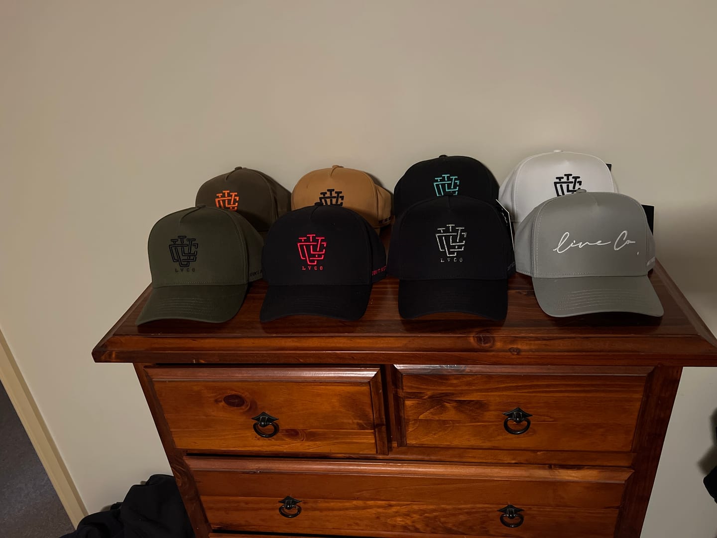 Customer photo review of LVCO "Khaki Green/Black" A-Frame Snapback