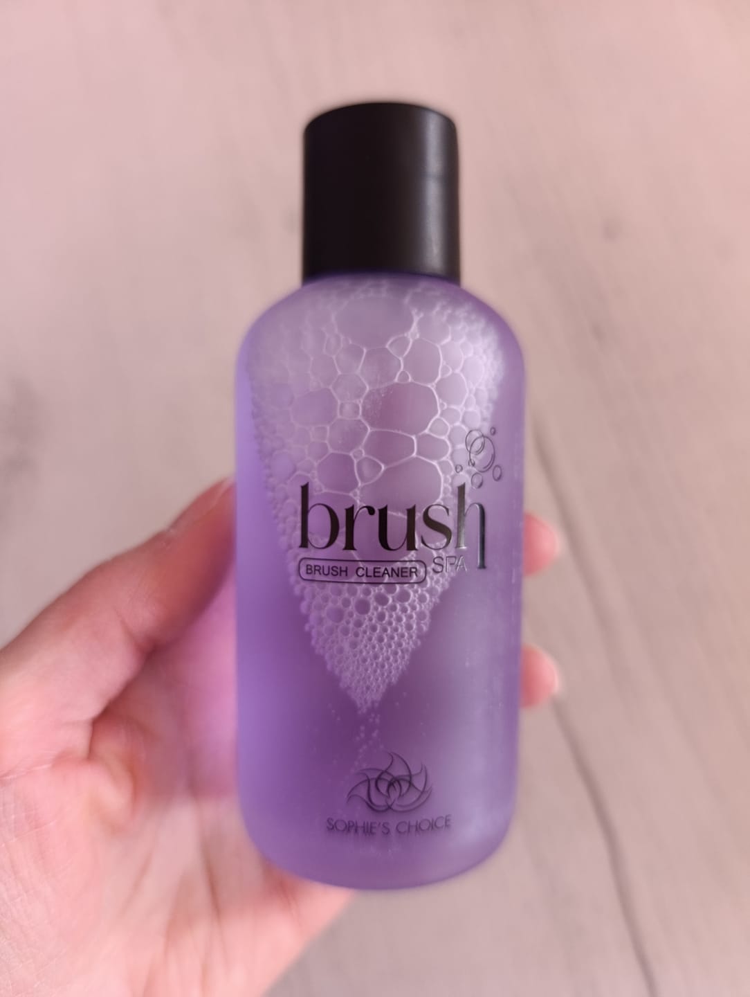 Customer photo review of Brush Spa – Tečnost za brzo čišćenje četkica