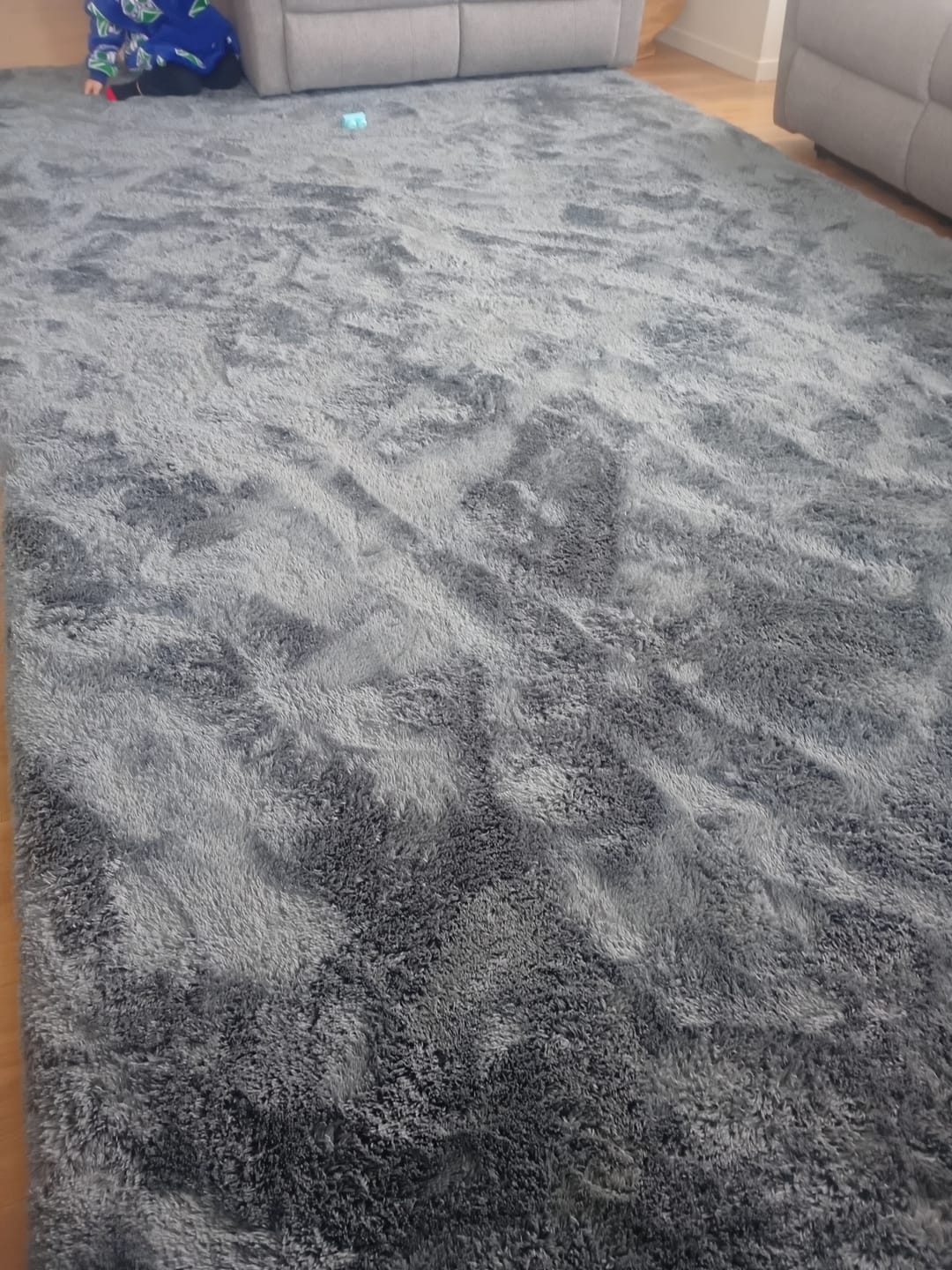 Customer photo review of Deluxe Shaggy Relax Mat - 35mm Memory Foam Base