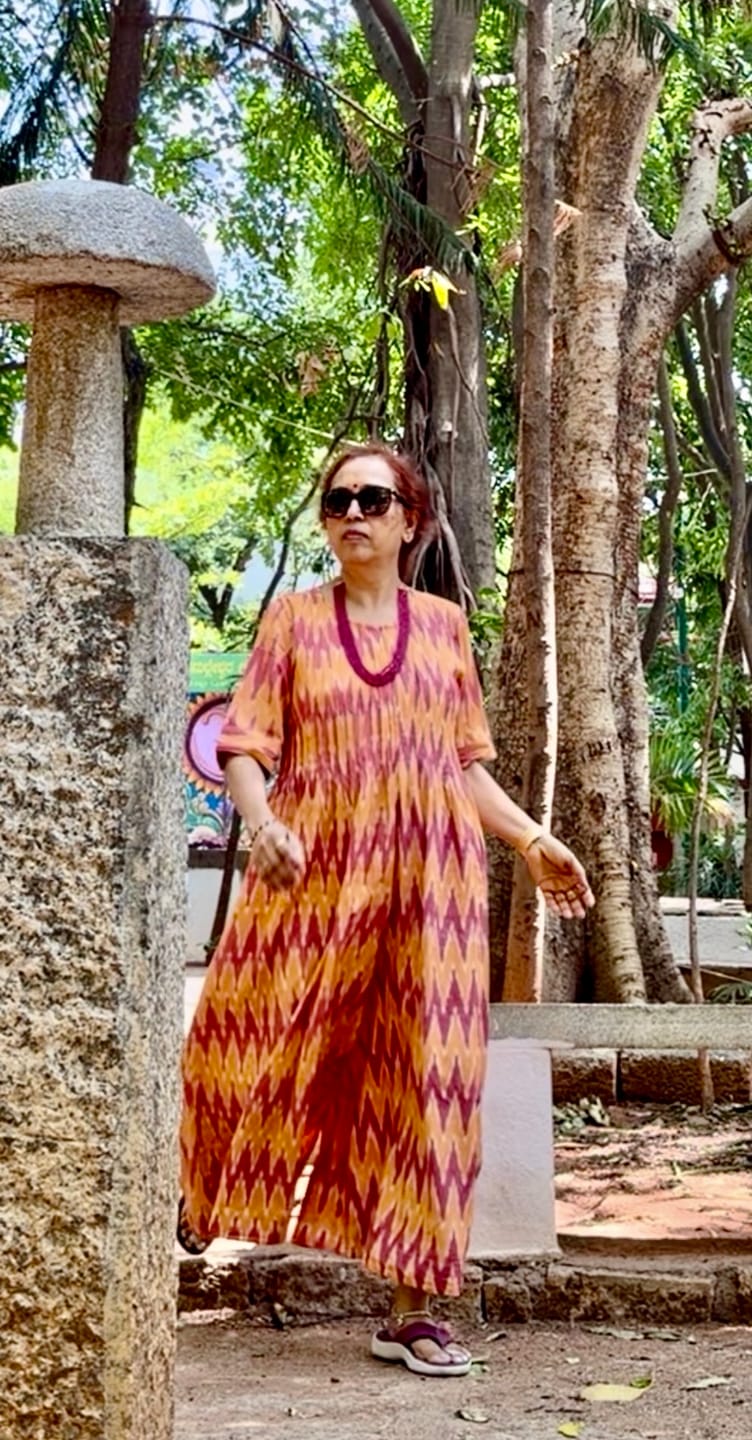 Customer photo review of Amber Horizon Jumpsuit with Pintuck & Front Zipper