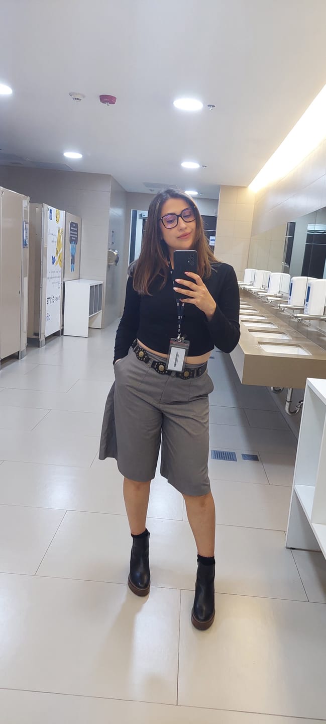 Customer photo review of Elevated Form Bermuda Shorts
