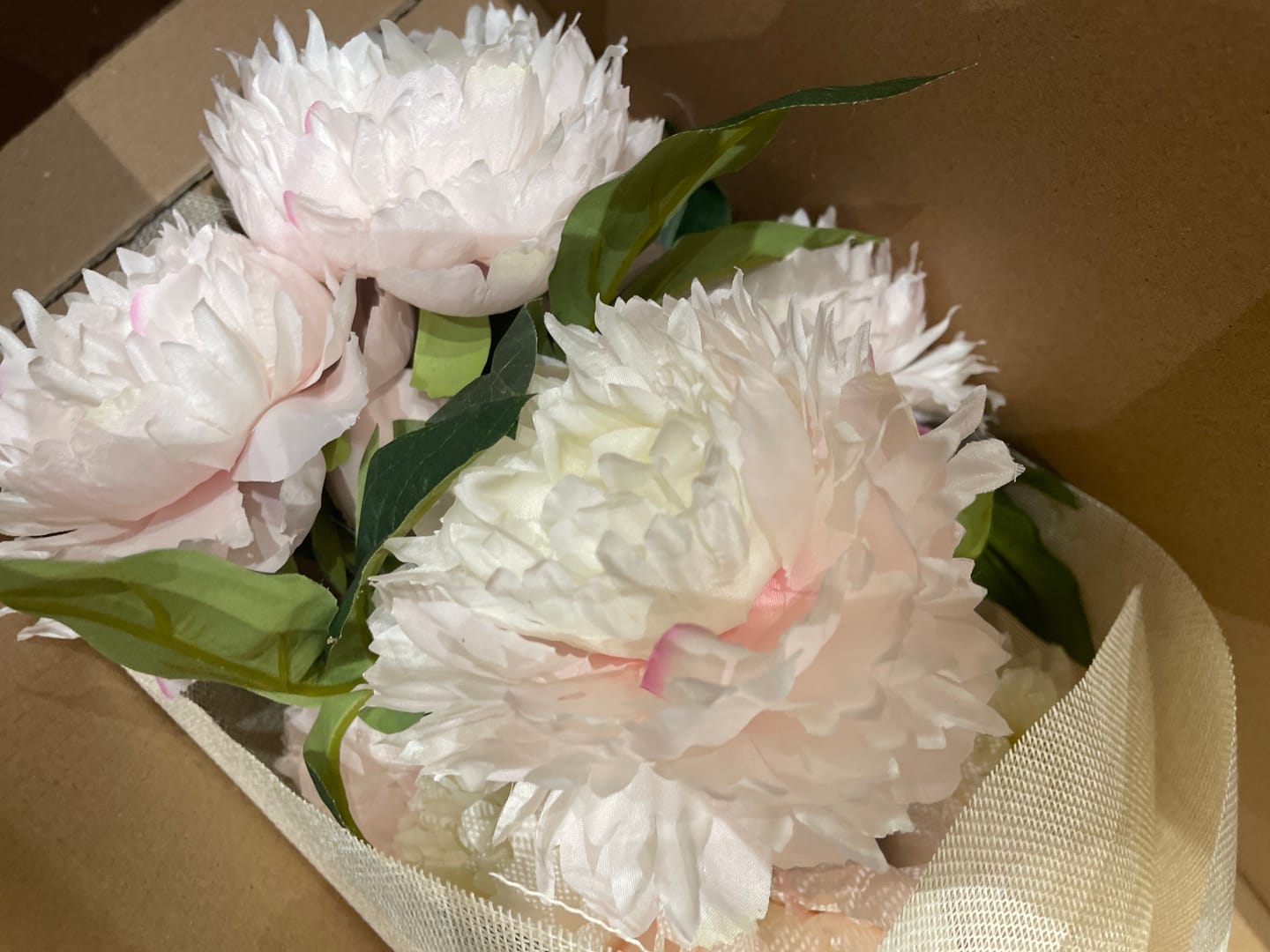 Customer photo review of Zijden Pioenrozen - Lichtroze