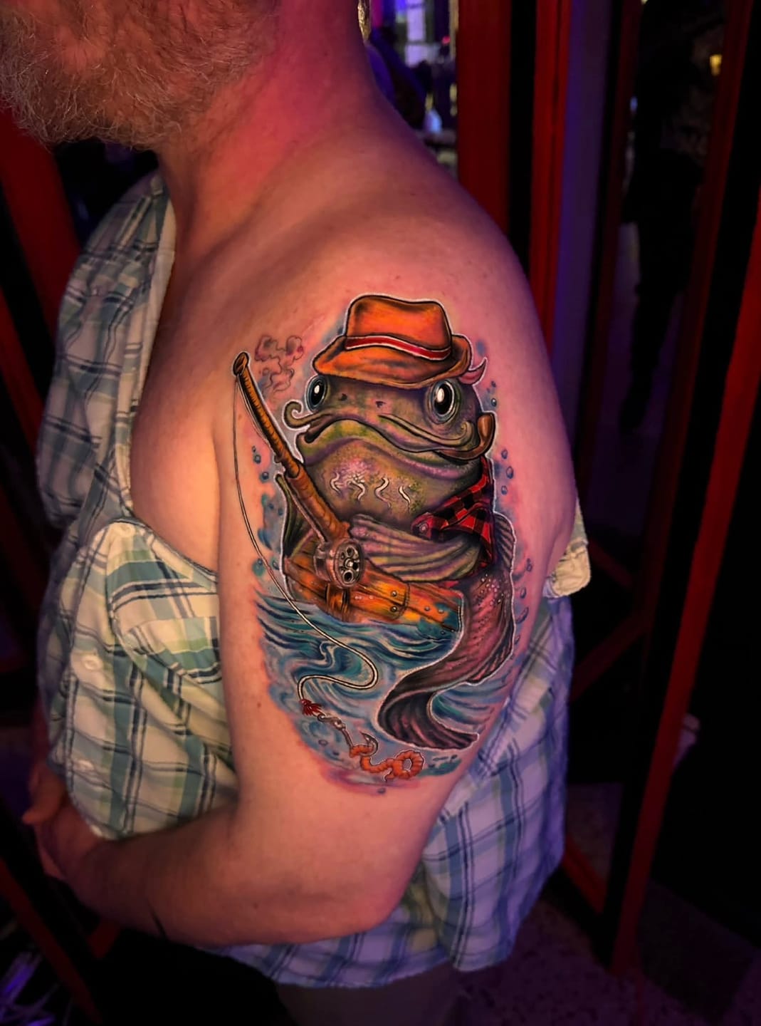 Customer photo review of Painless Tattoo Numbing Spray