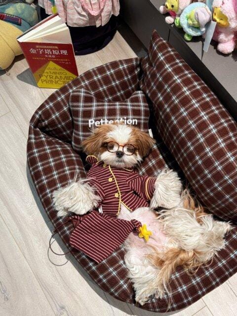 Customer photo review of Hit Snooze, Hooman Pajamas — Jam Pink