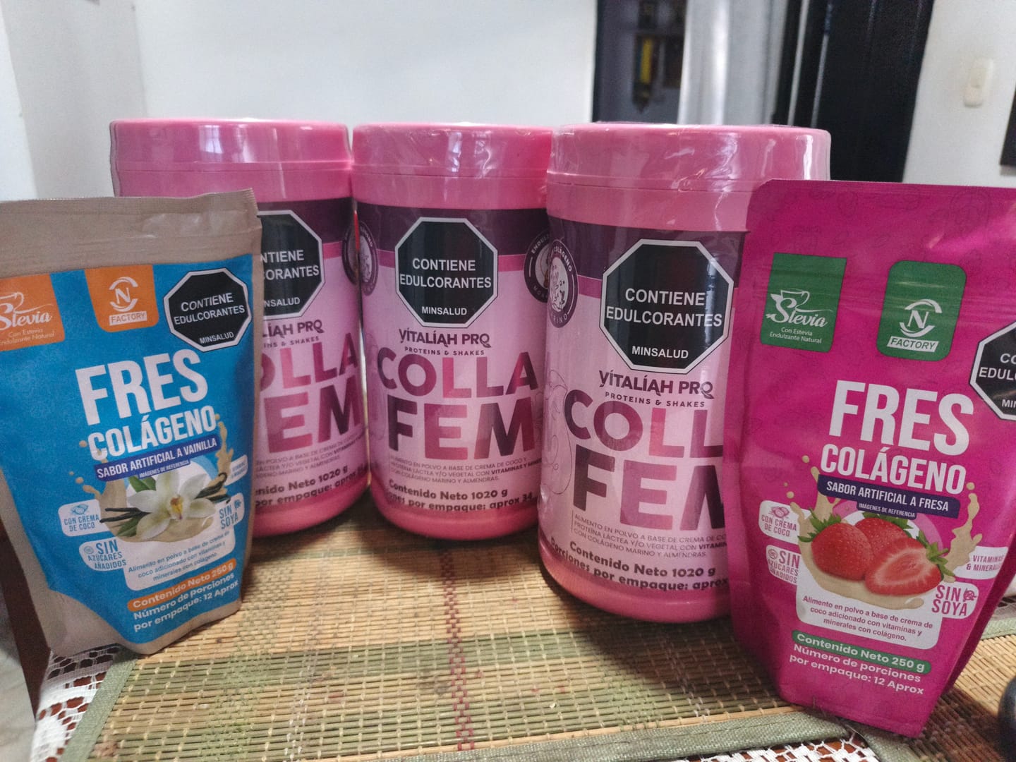 Customer photo review of 🎁 Frescolágeno Fresa Doypack 250 g - Nutrition Factory (100% off)