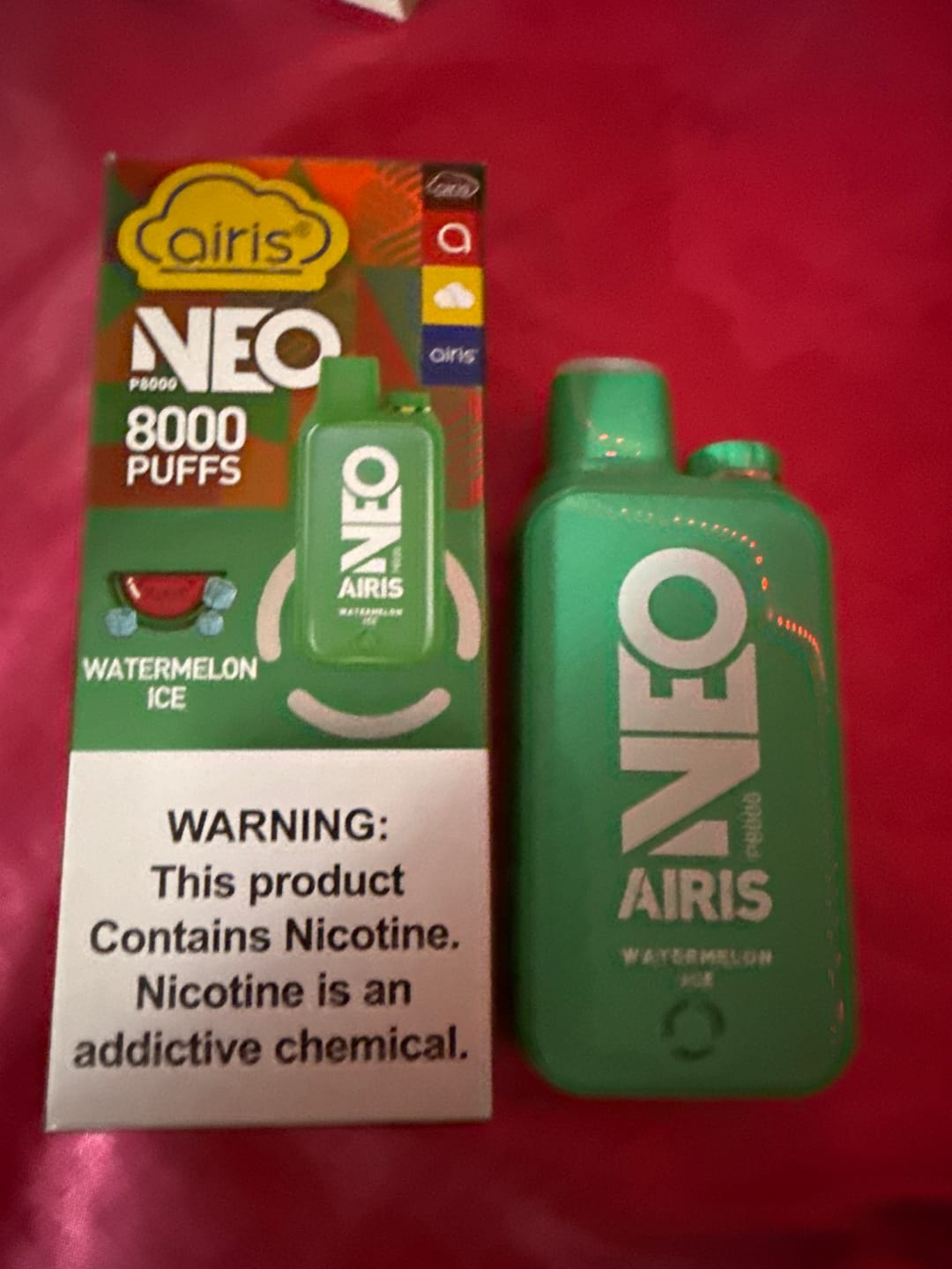 Customer photo review of Watermelon Ice - Airis Neo P8000