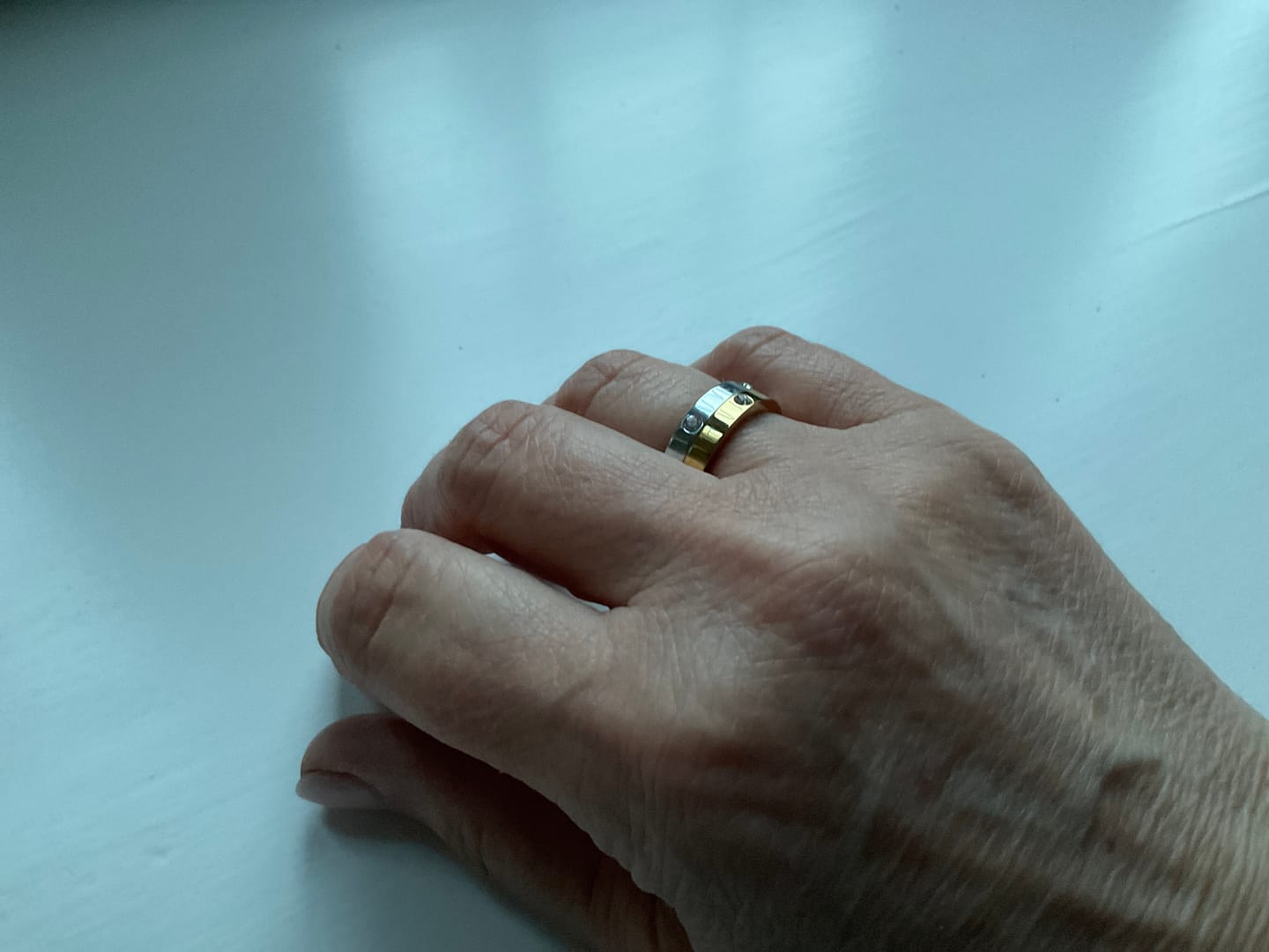 Customer photo review of Eternity Stacking Ring