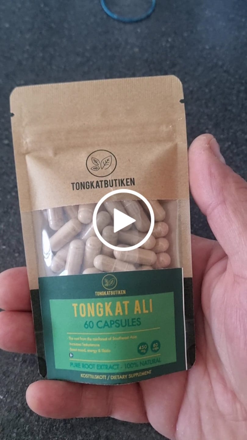 Customer video review of Tongkat Ali - Tongkatbutiken.se