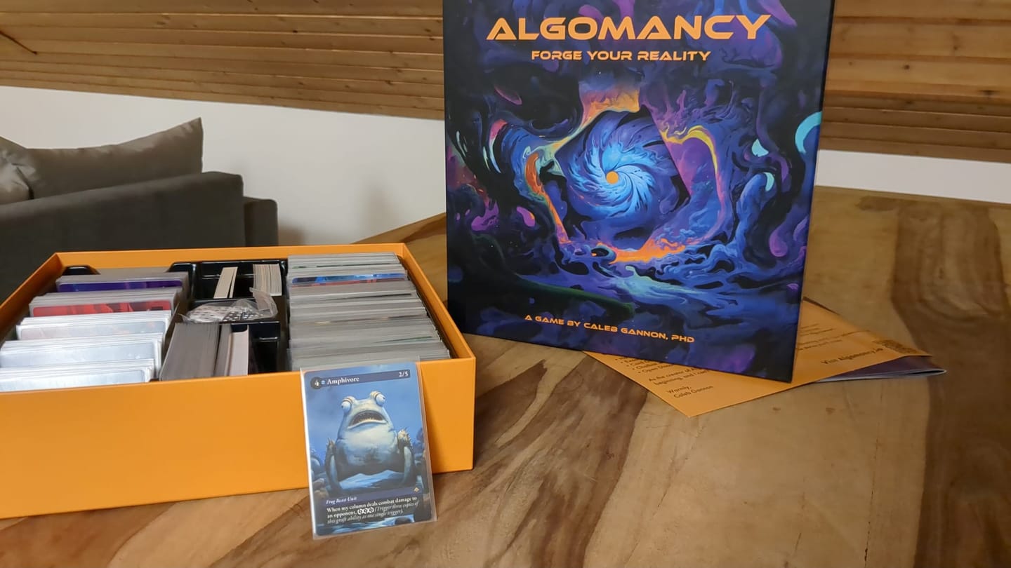 Customer photo review of Algomancy: The Base Game (Limited Alpha Edition)