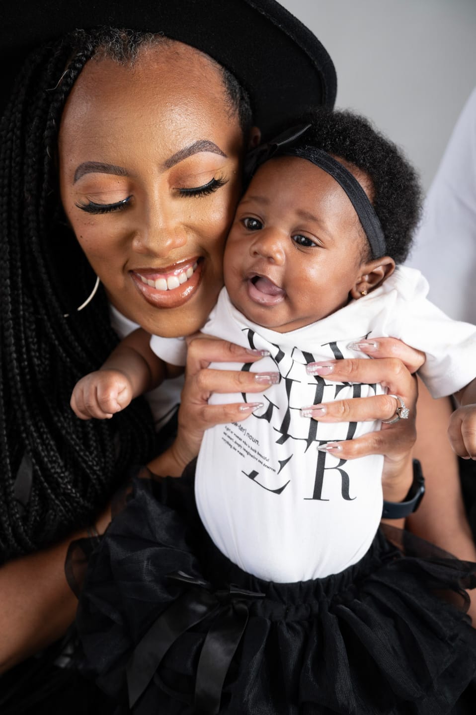Customer photo review of Daughter Logo Remix - Infant Bodysuit