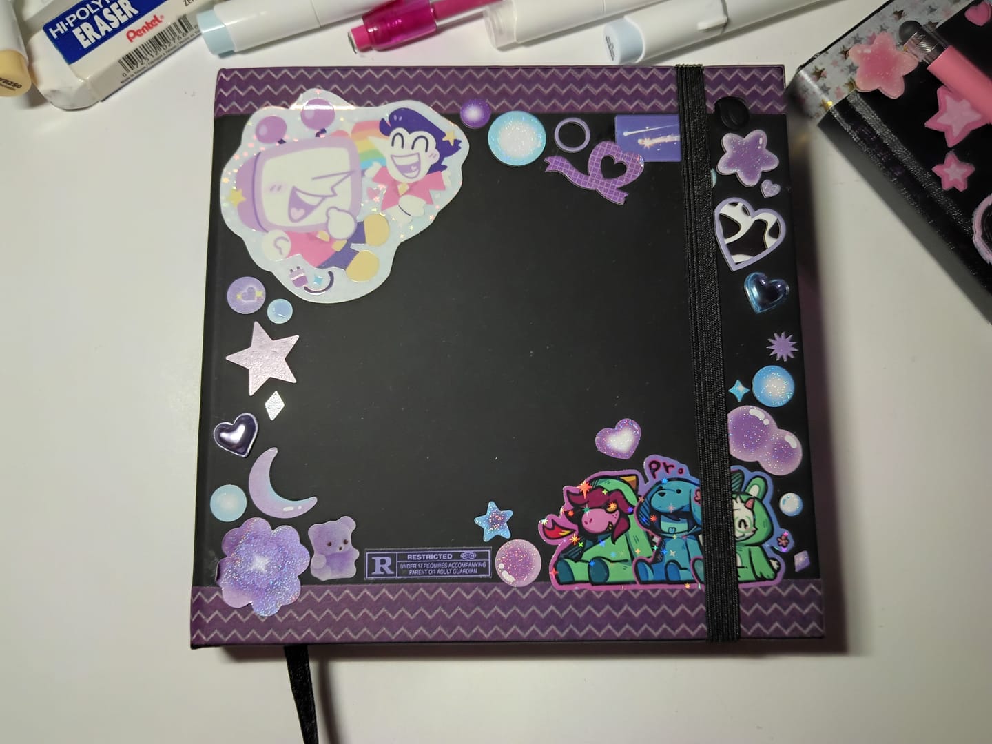 Customer photo review of Ohuhu Bleedproof Double-Sided Marker Pad with PU Cover