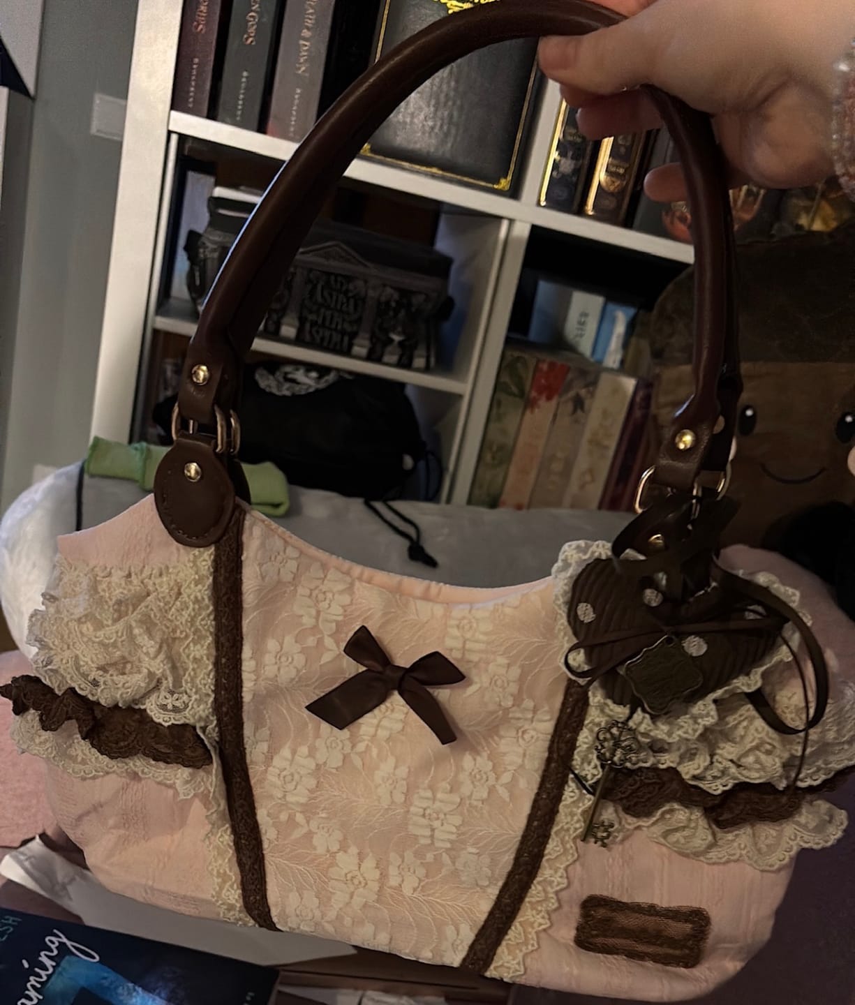 Customer photo review of Rose Island Forest Tea Party Neapolitan Shoulder Bag