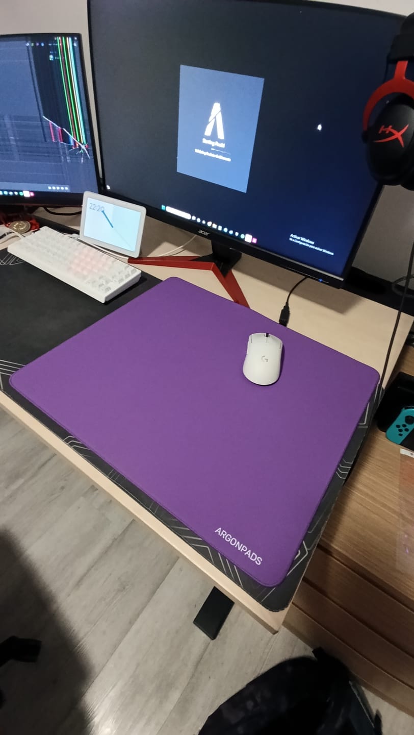 Customer photo review of SWIFT [SPEED] ǀ GAMING MOUSEPAD