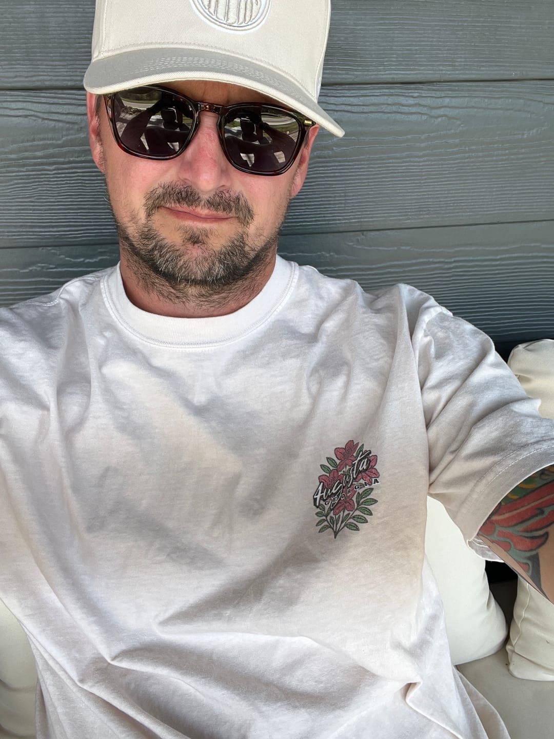 Customer photo review of Birdies & Beers T-Shirt