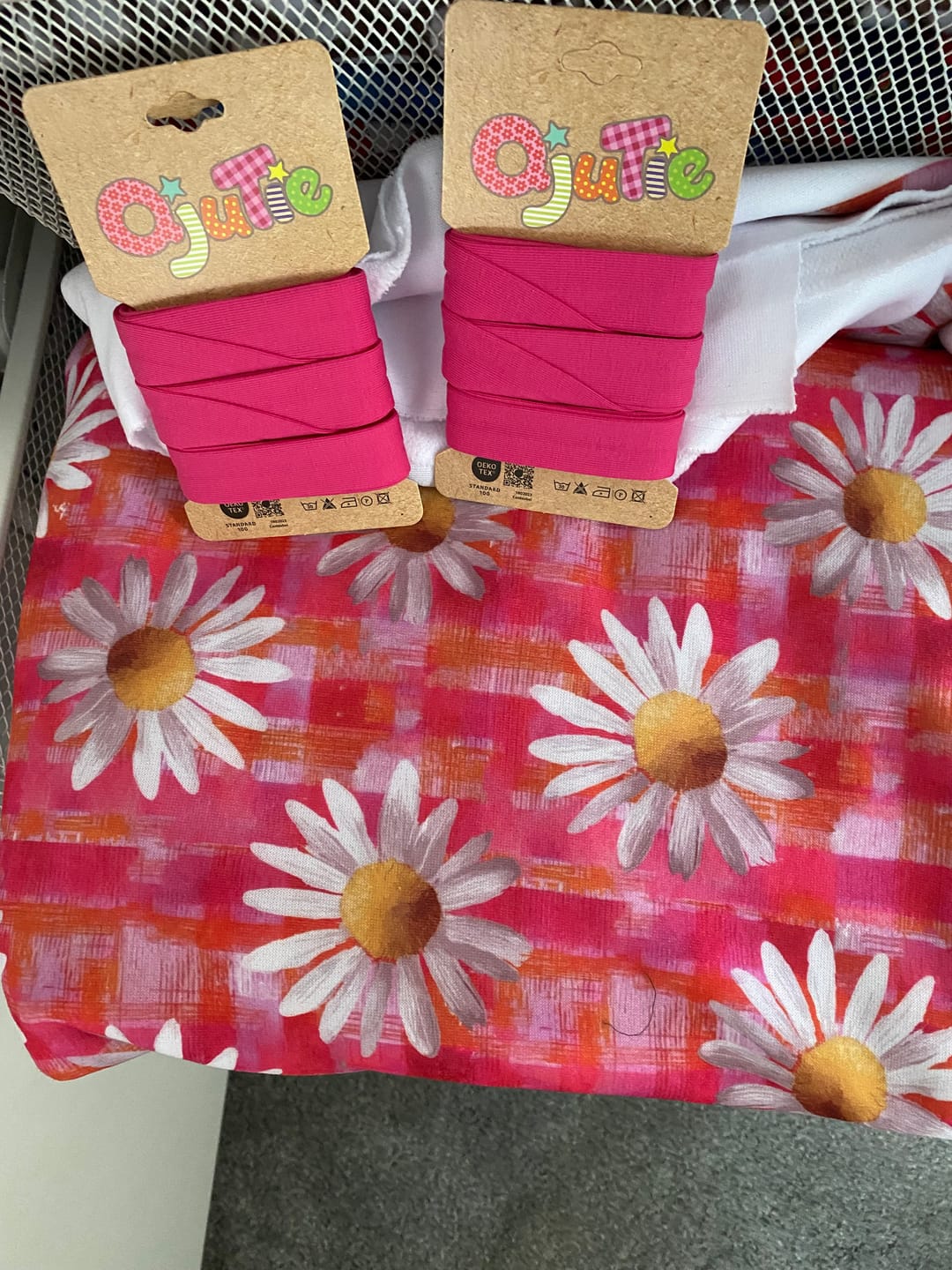 Customer photo review of 20mm Stretch Bias Binding Tape - 3 Metres