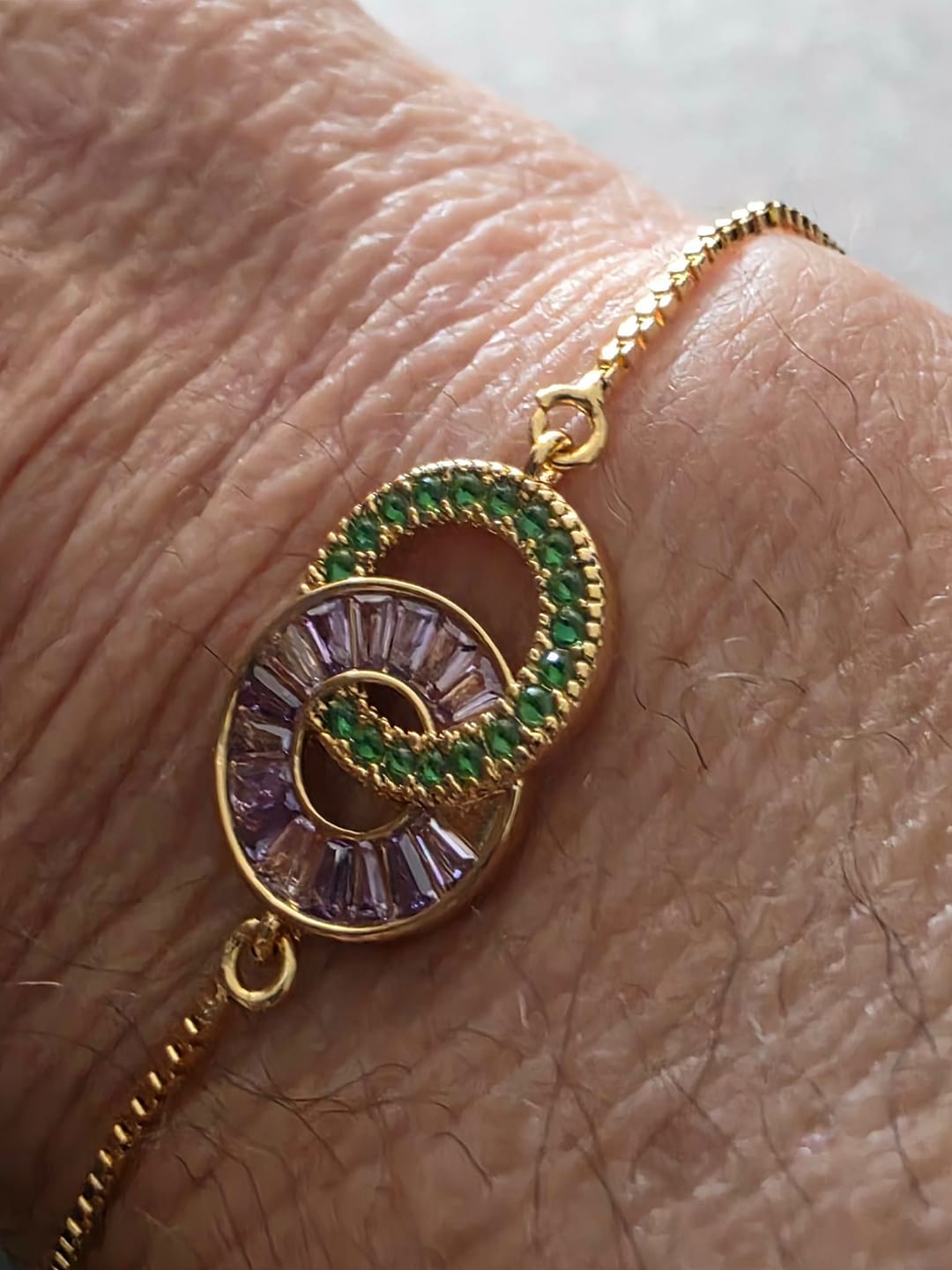 Customer photo review of Birthstone bracelet „Inseparable“
