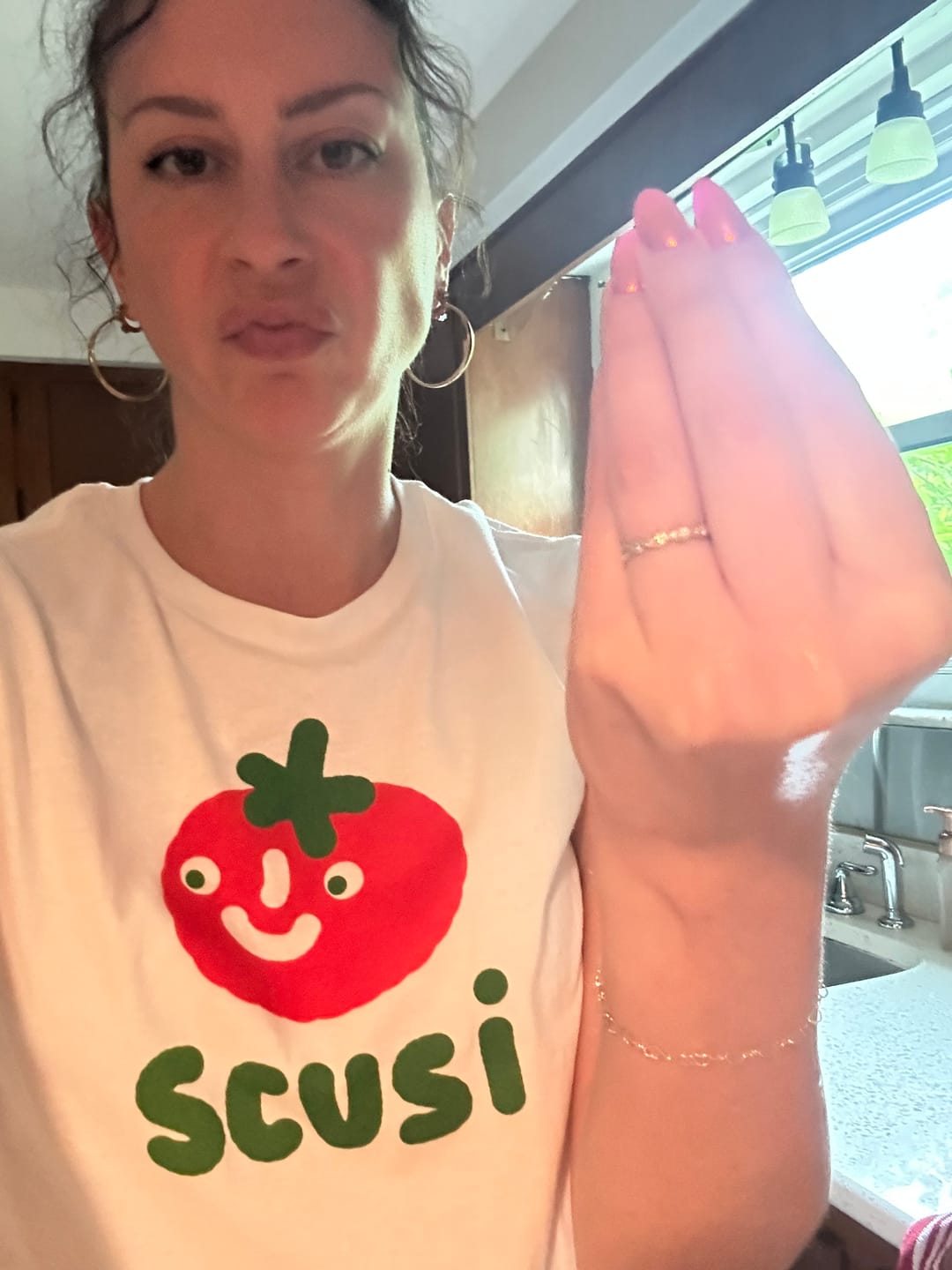 Customer photo review of Scusi: Longoland Women's Tee