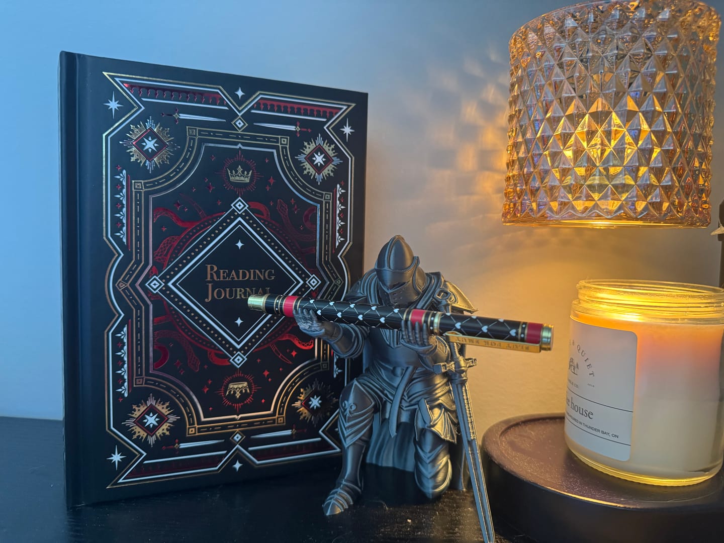 Customer photo review of Reading Journal - Serpents & Swords