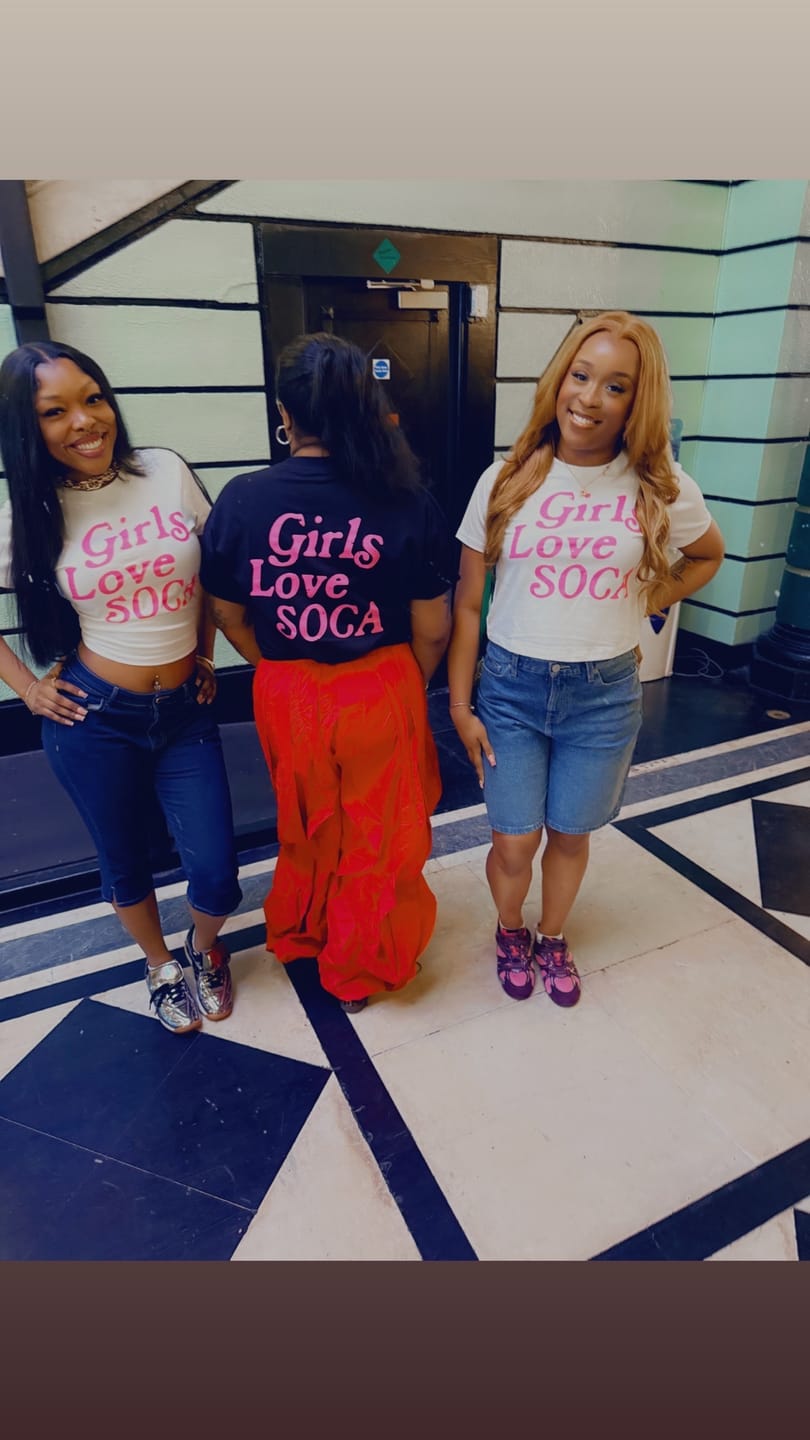 Customer photo review of Girls Love Soca T-Shirt - Black