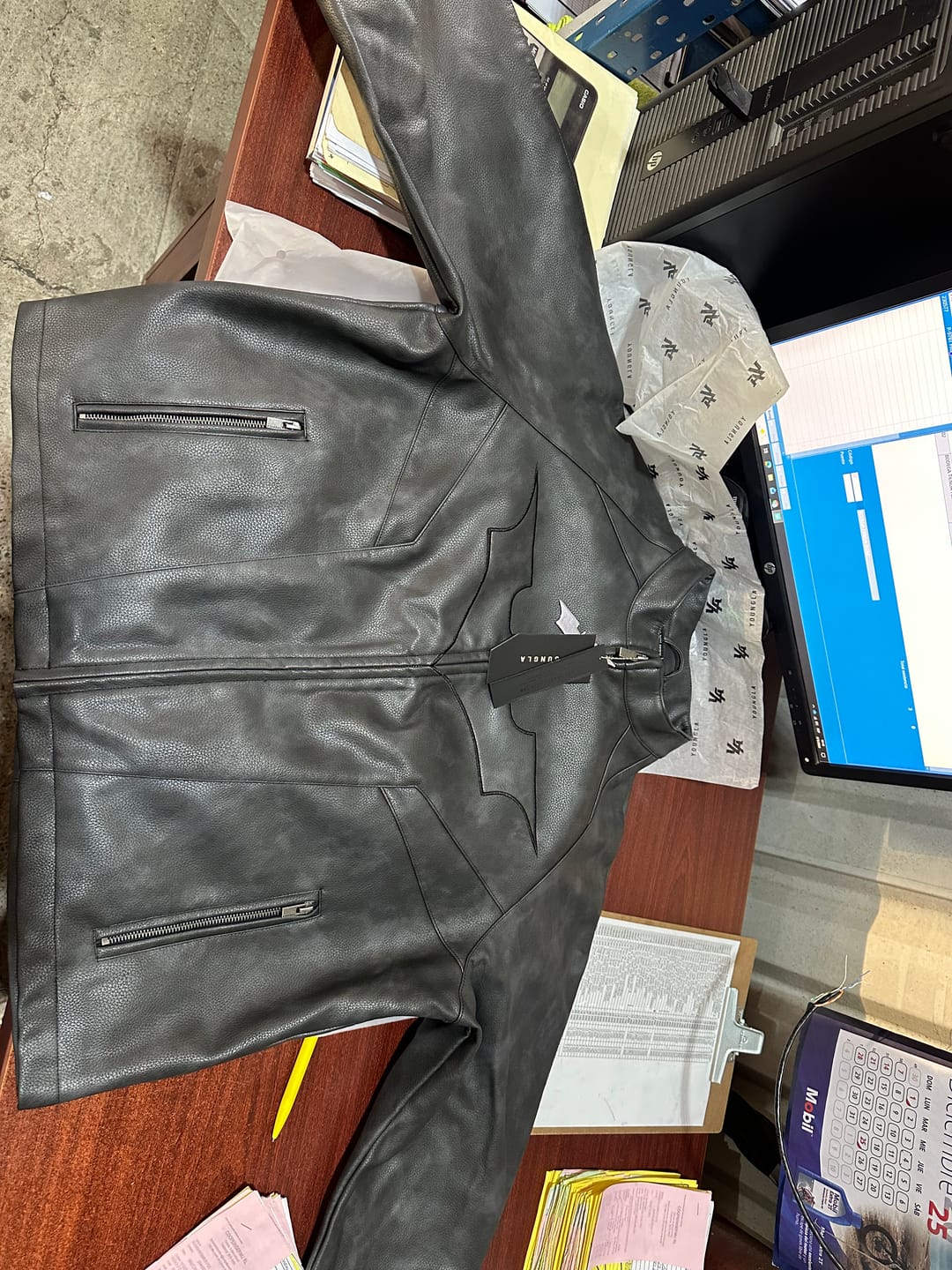 Customer photo review of 5214 - Batman Leather Jackets