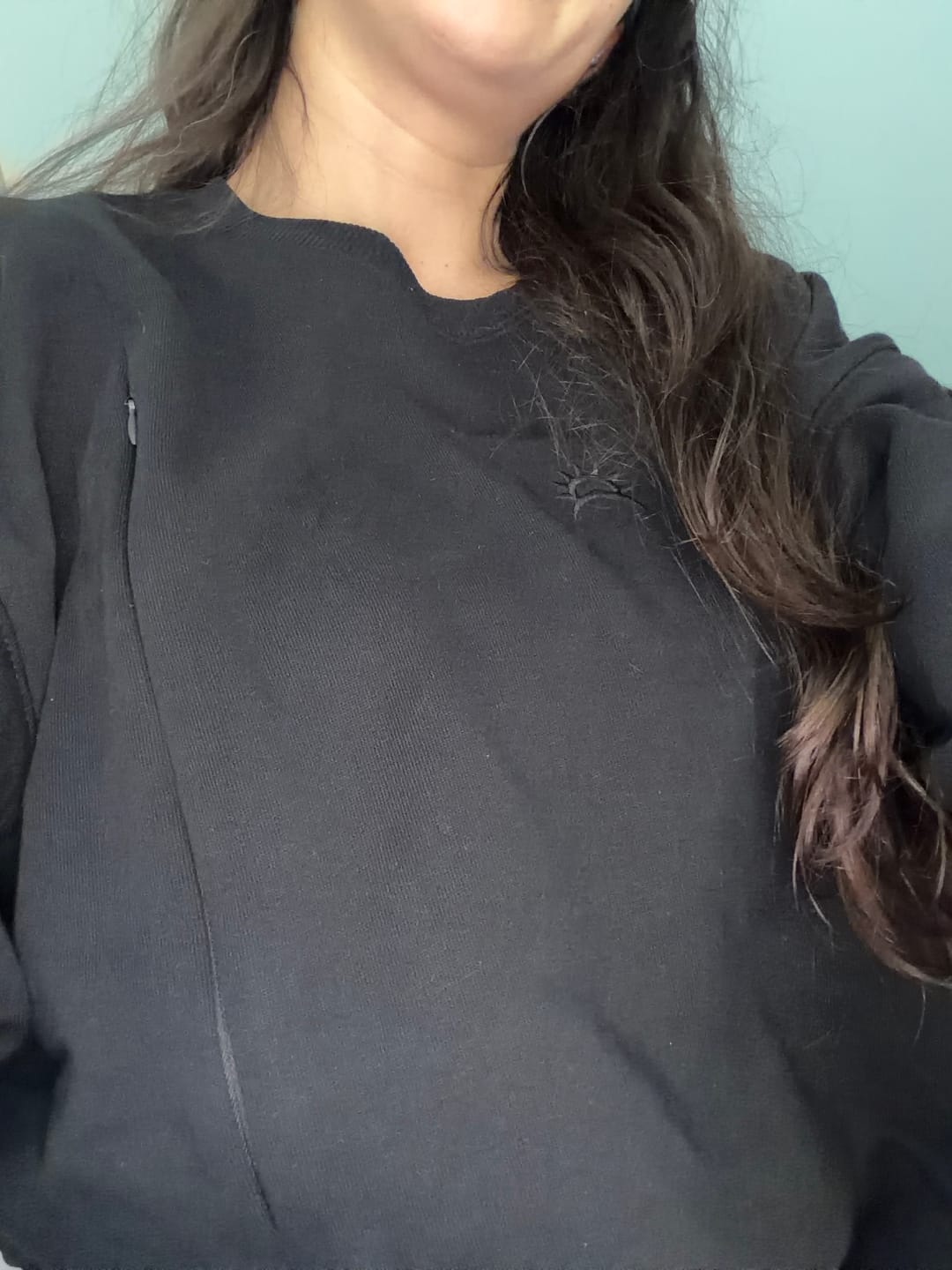Customer photo review of Polerón de Lactancia Aika Negro - FTM