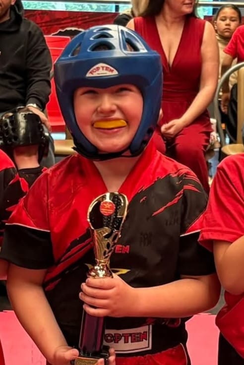Customer photo review of TOP TEN Avantgarde Head Guard