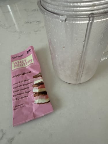 Customer photo review of Gourmet Whey Protein Powders