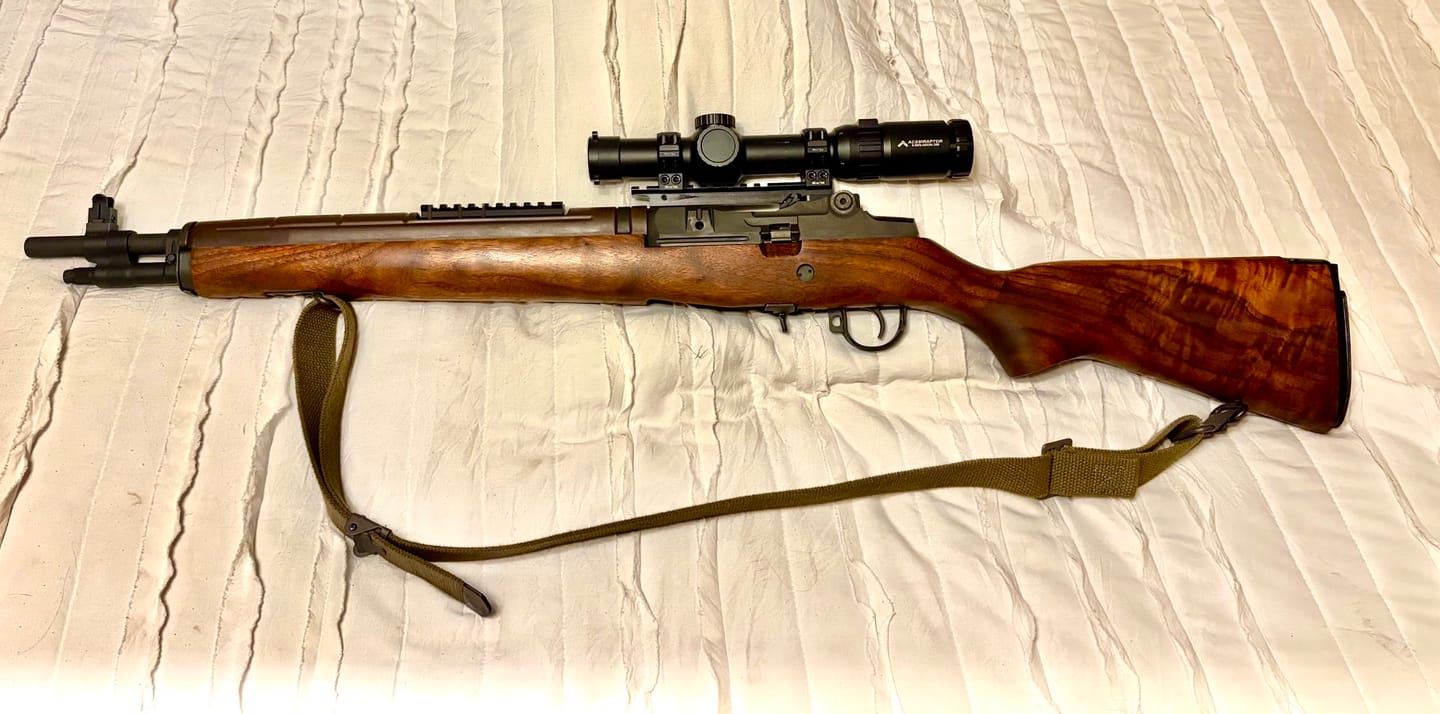 Customer photo review of M1A / M14 / M305 NDT Scope Mount Low-profile and Elevation Adjustable