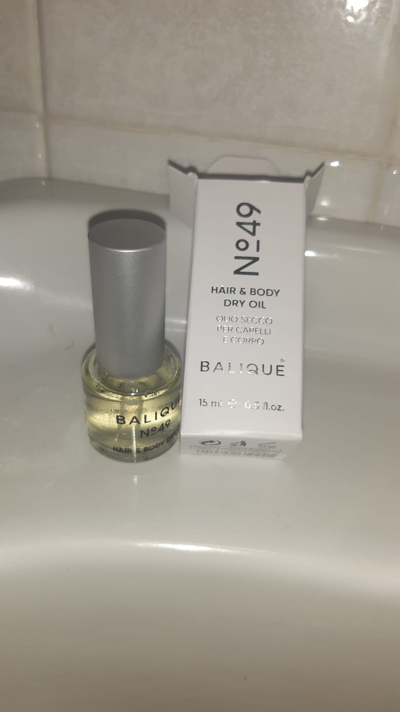 Customer photo review of N°01 - ELIXIR OIL - OLIO PROTETTIVO 50ml