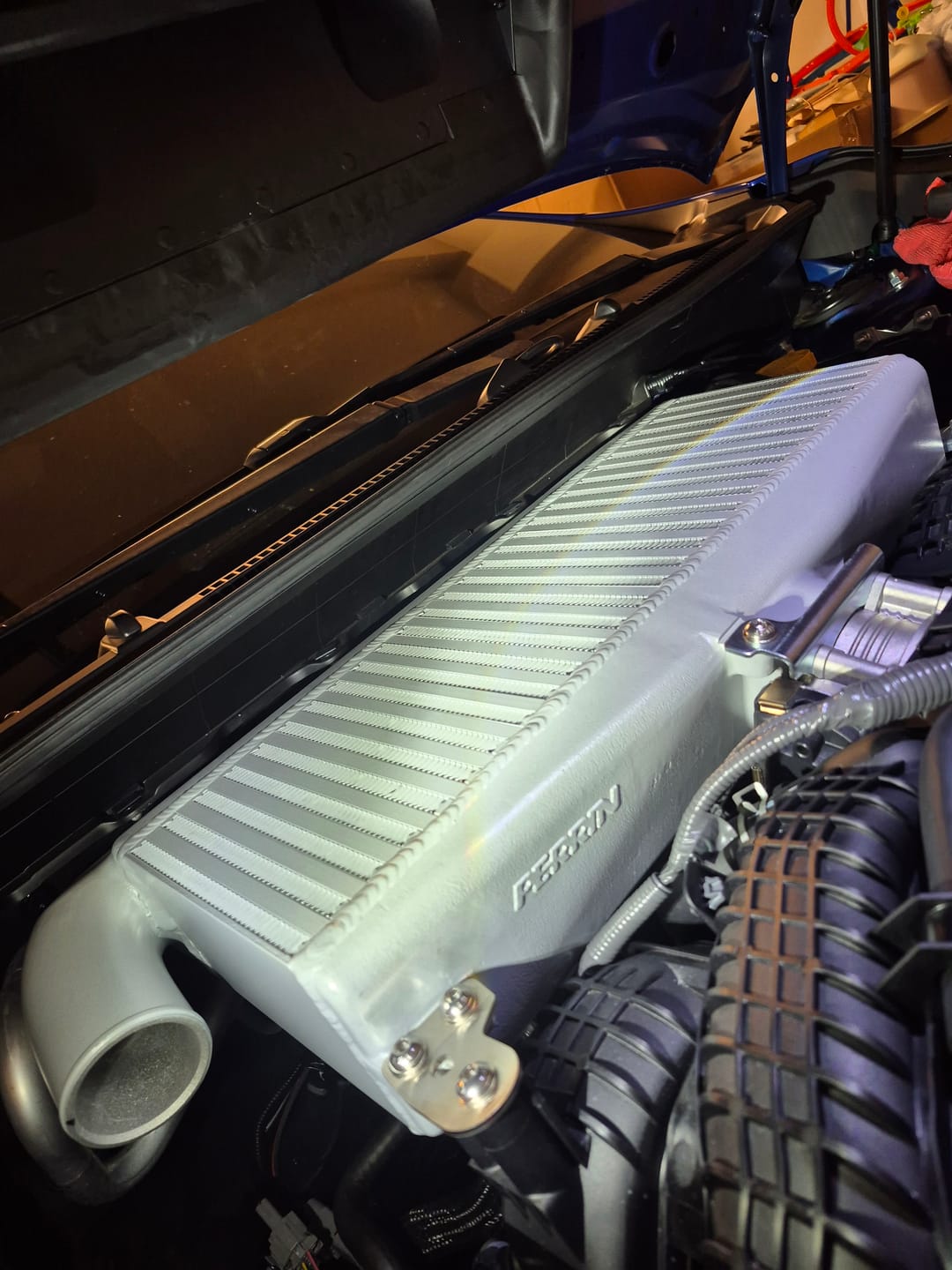 Customer photo review of Top Mount Intercooler for 2022-2026 WRX, Outback XT, Legacy, Ascent