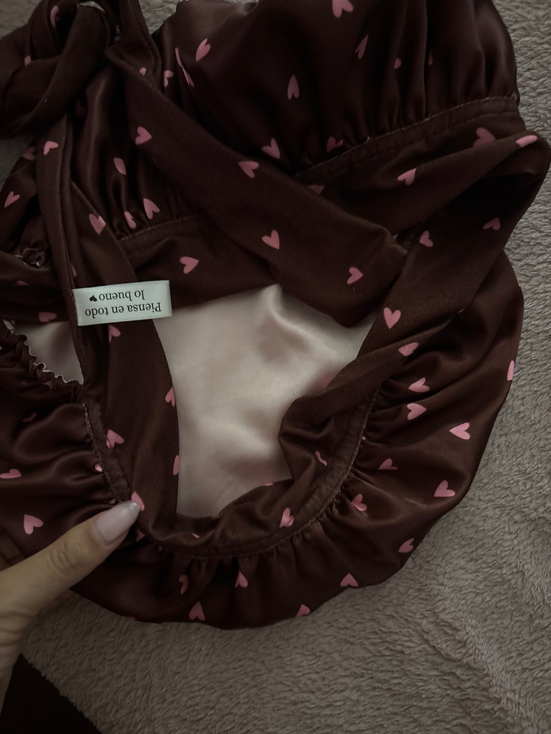 Customer photo review of Gorros para Dormir