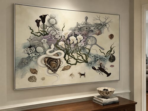 Customer review photo for Bio-Surrealism Art #CSQ002