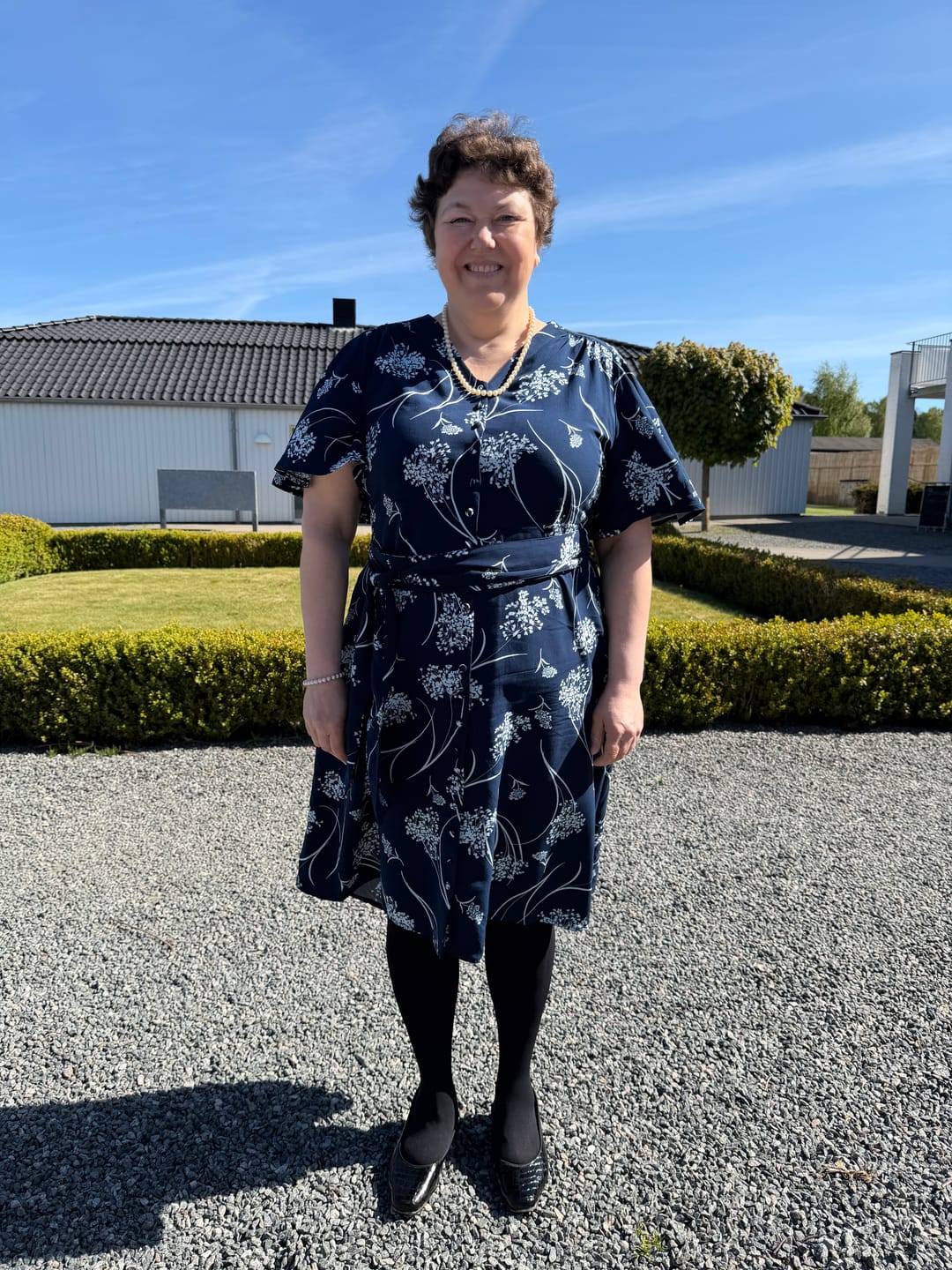 Customer photo review of Monika dress - kort kjole - Blue dream