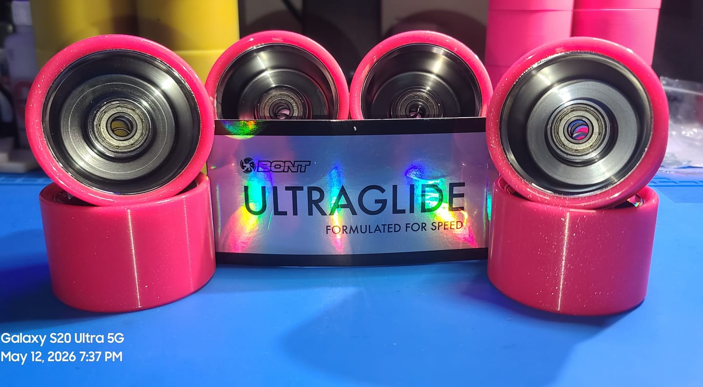 Customer photo review of Ultraglide Roller Skate Wheels