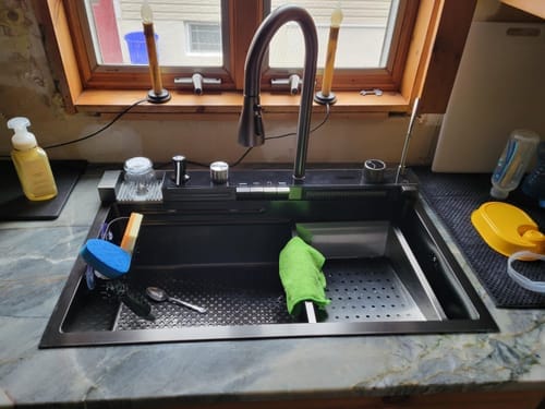 Customer photo review of Brennbekken - Smart Flow Kitchen Set