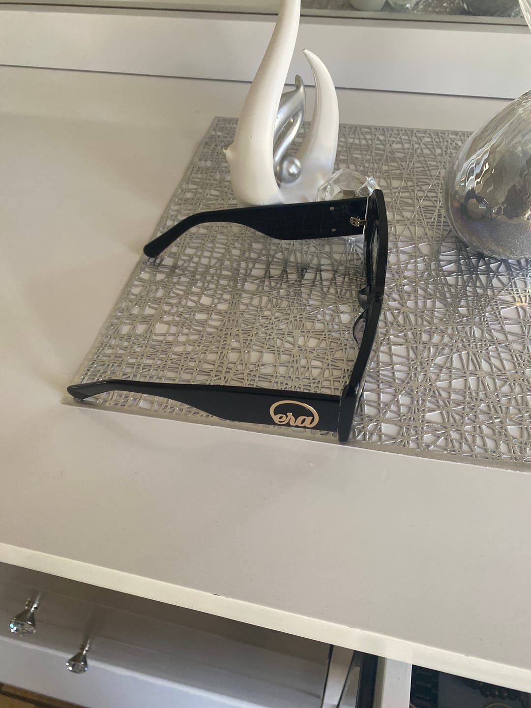 Customer photo review of Era Clear Lens Empire Sunglasses